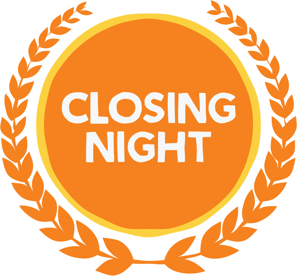 Laurel icon denoting the film is the Closing Night selection.