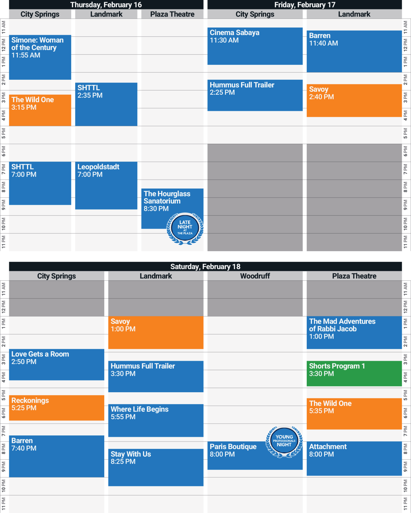 2023 NFL schedule weekly grid