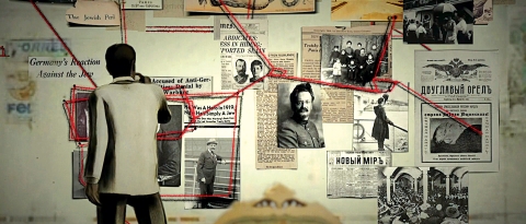 Film still from the film The Conspiracy.
