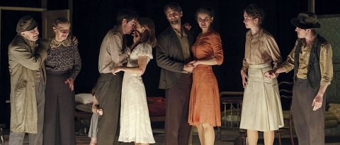 Film still from the film Love Gets A Room.