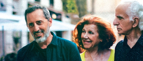 Film still from the film Stay With Us.