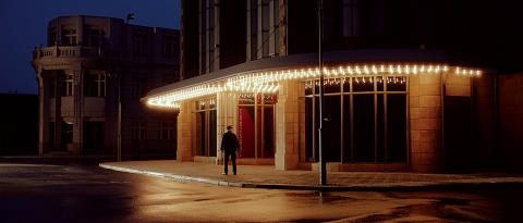 Film still from the film The Wild One.