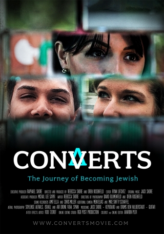 Poster for the film Converts: The Odyssey of Becoming Jewish